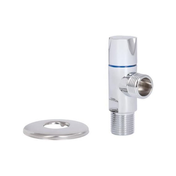 Кран кутовий Thermo Alliance Standart (ручка кругла) з керам.буксою 1/2"Н х 1/2"Н SF342W1515 | Зображення 6