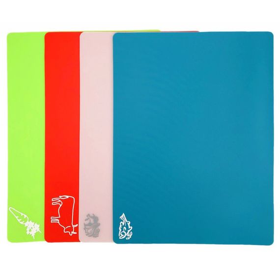 Набор разделочных двусторонних досок Con Brio CB-637 4 доски 40,6 * 30,5 * 0,2см TO-45