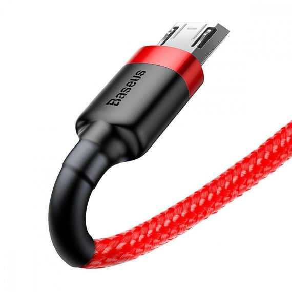 Кабель Baseus Cafule Micro USB 1.5A (2m), Красный, 1.5 м | Зображення 3