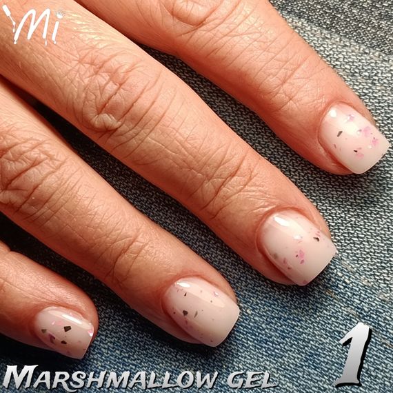 Гель для нарощення Mi Marshmallow №1 Builder Gel 5мл | Зображення 5