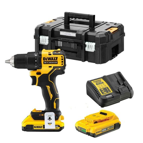 Дрель-шуруповерт аккумуляторная бесщёточная 65 Нм DeWALT DCD708D2T | Зображення 2