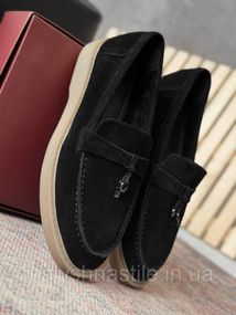 Женские лоферы seanly black ДЛ7294