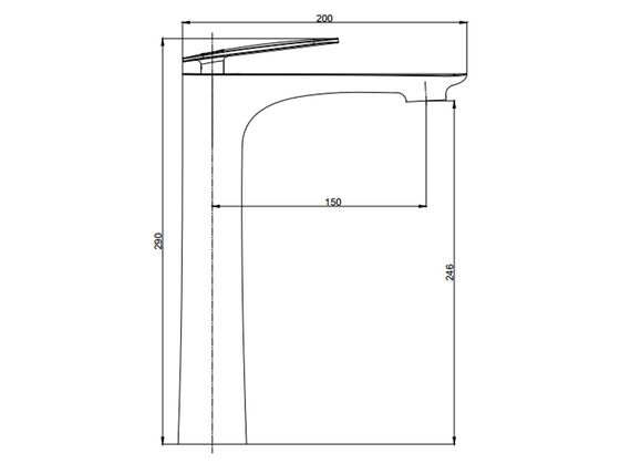 Змішувач для умивальника ASIGNATURA Intense 65521600 | Зображення 1