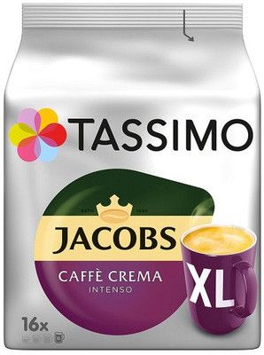 Кава в капсулах Tassimo Jacobs Caffe Crema Intenso XL 16 порцій. Німеччина (Тассімо) | Зображення 1