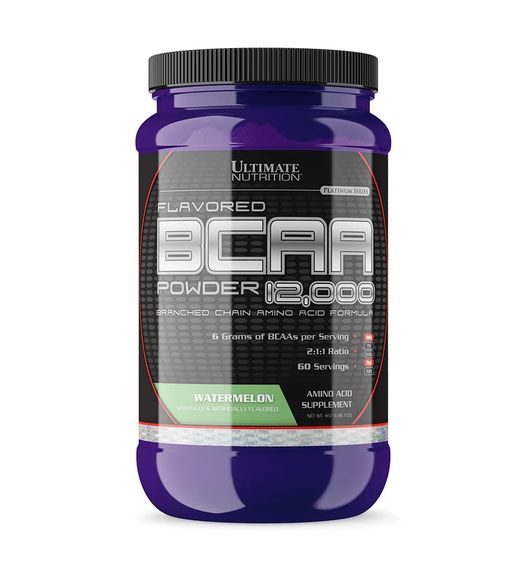 Аминокислоты Ultimate nutrition BCAA 12,000 457 г, Watermelon