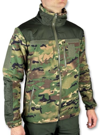 Тактична чоловіча флісова кофта, Колір: Мультикам Розмір: 46