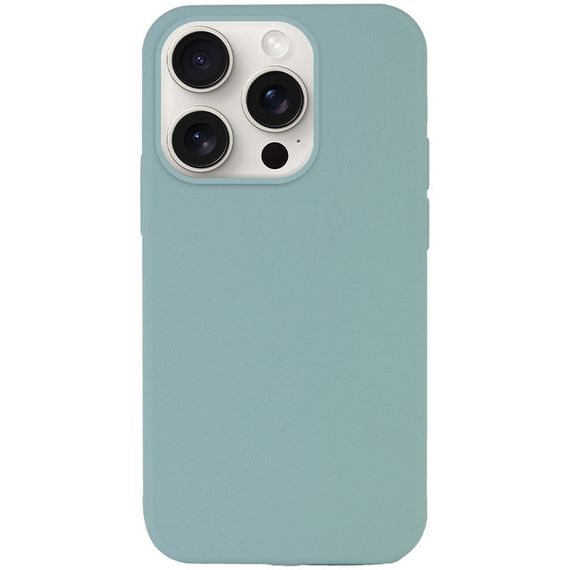 Чехол Silicone Case Full Protective (AA) NO LOGO для Apple iPhone 16 Pro Max (6.9") Бирюзовый / Turquoise