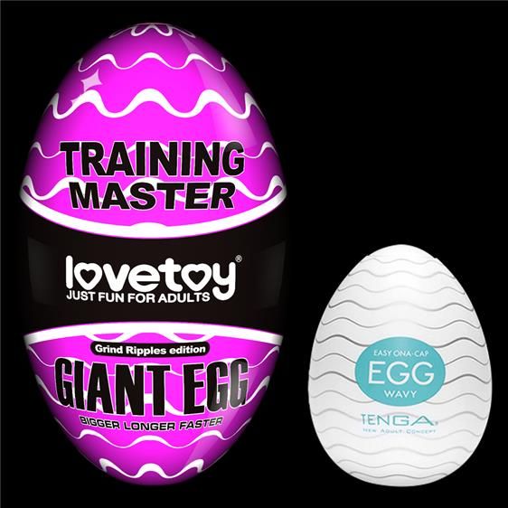 Мастурбатор - Traning Master Giant Egg Masturbator Purple | Зображення 4