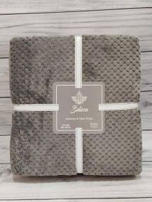 Плед Belizza Akustik antrasit 200х220см Микрофибра