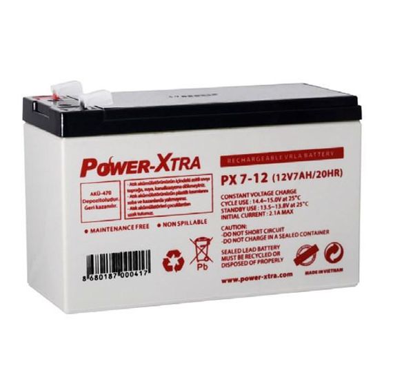 Аккумуляторная батарея AGM Power-Xtra PX7-1228W, Gray Case