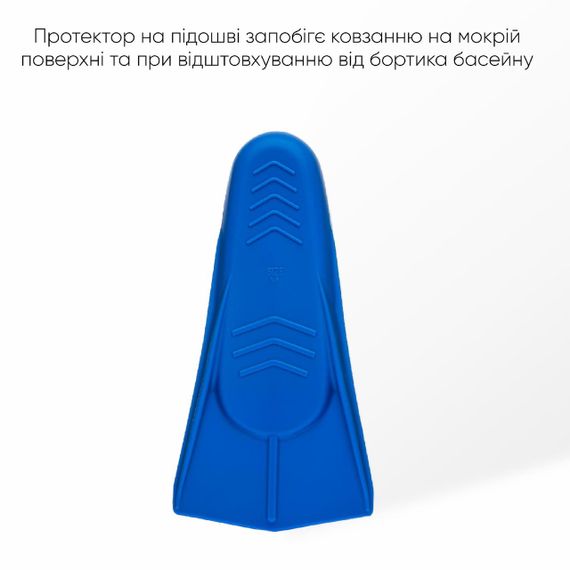 Короткие ласты для тренировки в бассейне Renvo Frio с закрытой пяткой Синий 39-41 (SF100-04 39-41) | Зображення 4