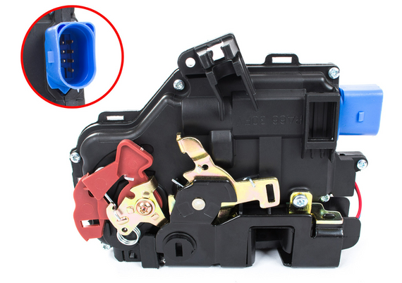 VW Golf V, Golf V Plus 03-09 привод центрального замока задний левый, 7L0839015 на 7 пинов Гольф 5, Плюс | Зображення 1
