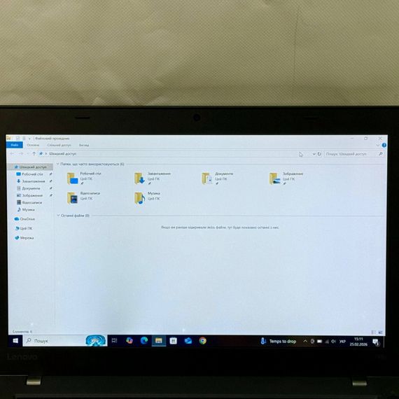 Ноутбук Б-класс Lenovo ThinkPad T460 / 14" (1920x1080) IPS / Intel Core i5-6300U (2 (4) ядра по 2.4 - 3.0 GHz) / 8 GB DDR3 / 128 GB SSD / Intel HD Graphics 520 / WebCam / Windows 10 Pro / Два АКБ б/у | Зображення 4