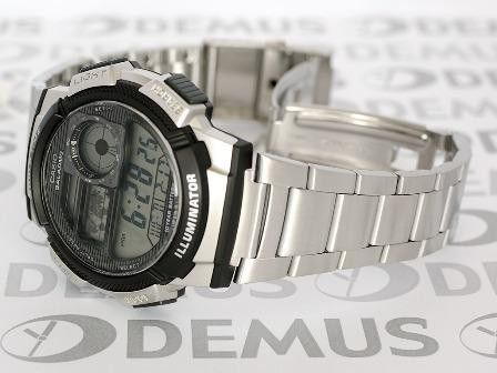 Стильні електронні годинники чоловічі наручні японські Оригінал Casio Collection AE-1000WD-1AVEF | Зображення 2