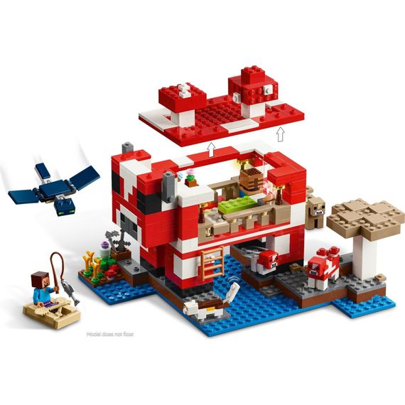 Конструктор LEGO Minecraft Грибний будинок (21270) | Зображення 2