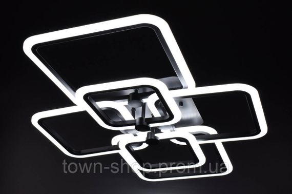 Люстра потолочная LED с пультом A2503/2+2+2-bk Черный 12х59х80 см. | Зображення 3