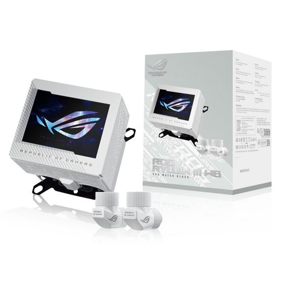 Водоблок ASUS Водоблок Asus ROG Ryujin III WB White Edition (90RC00V2-M0UAY0) (90RC00V2-M0UAY0) | Зображення 5