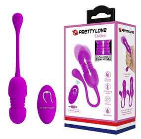 Віброяйце з дистанційним керуванням та зворотно-поступальним рухом Pretty Love - Callieri, BI-014892W sexstyle