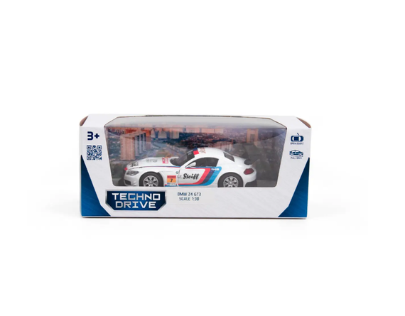 Дитяча автомодель BMW Z4 GT3 TechnoDrive 250255 білий | Зображення 1