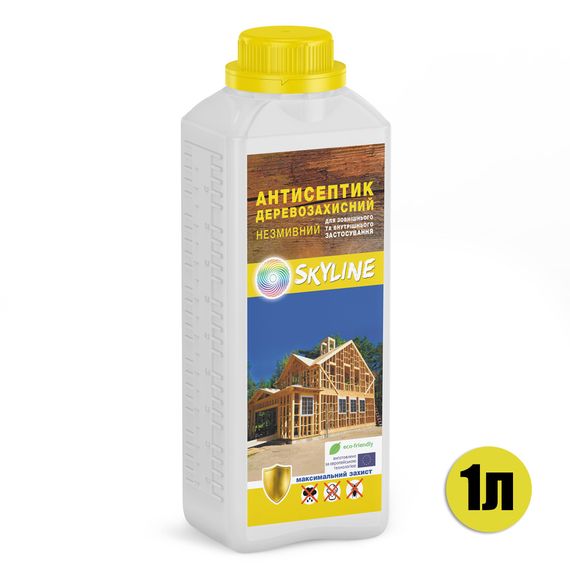 Антисептик біозахист що не змивається для обробки деревини SkyLine 1л | Зображення 2