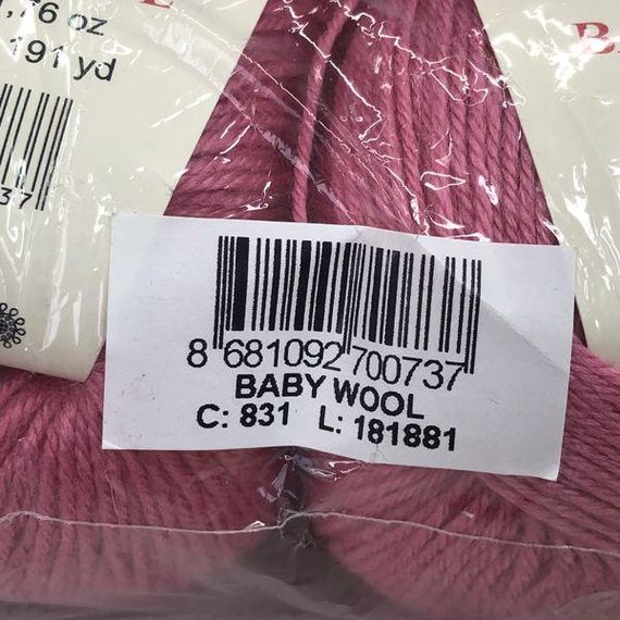 Пряжа Gazzal – Baby Wool колір 831 | Зображення 2