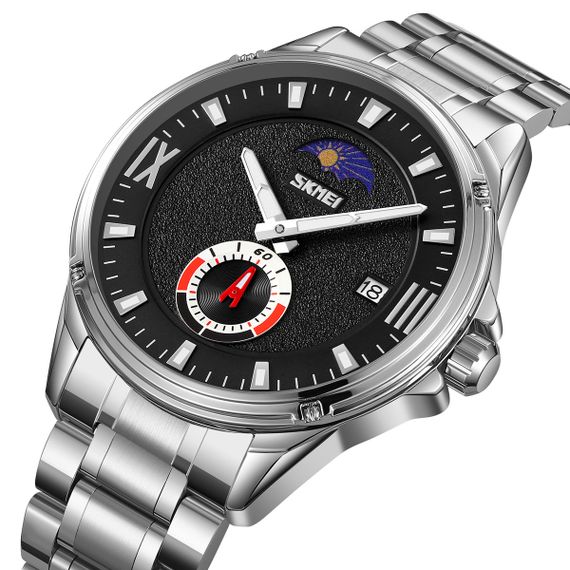 Годинник S2kmei 9326SIBK Silver-Black | Зображення 1