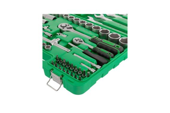 Набор инструмента Intertool - 1/4" x 1/2" 82 ед. SemiPro (ET-6082SP) | Зображення 8