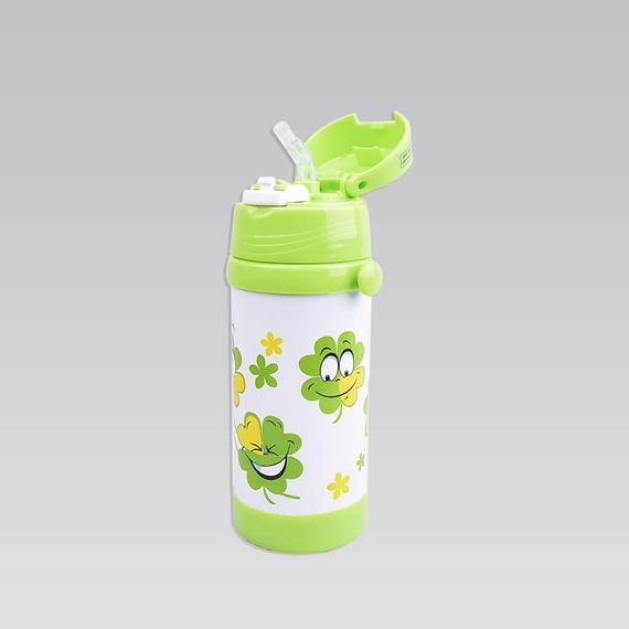 Термос детский 350 мл Maestro MR-1640-35 нержавеющая сталь зеленый сохраняет тепло и холод