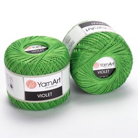 Пряжа YarnArt Violet номер цвета 6332 хлопок пряжа ярнарт виолет