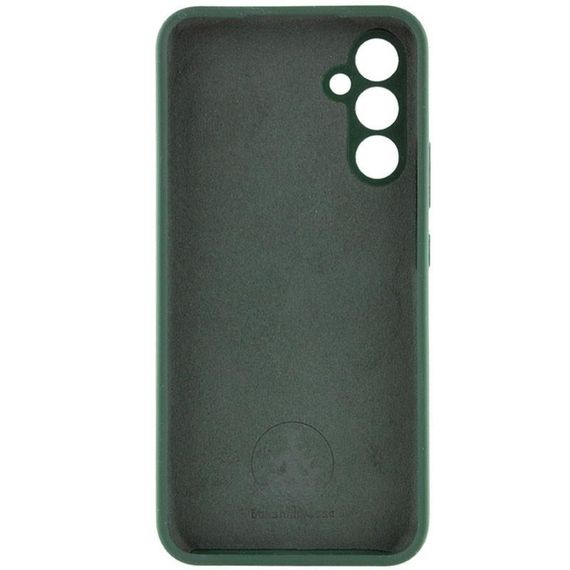 Чохол Silicone Cover Lakshmi Full Camera (AAA) with Logo для Samsung Galaxy A35 Зелений / Cyprus Green | Зображення 2