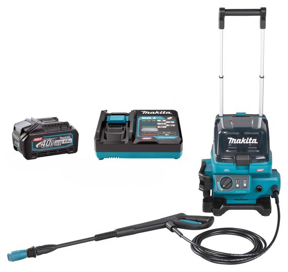 Мийка високого тиску акумуляторна Makita HW001G BEO1 (115 бар, 420 л/год, 1200 Вт, BL, XGT 40 В)