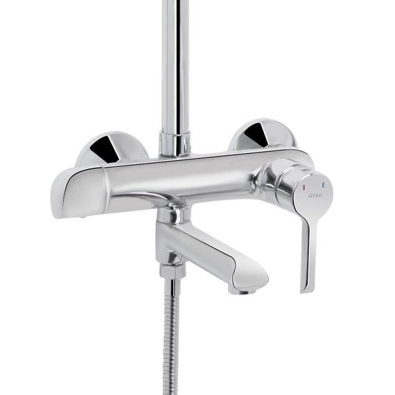 Душова система універсальна Qtap Grand на три споживача (з виливом) QTGRACRM1004 Chrome | Зображення 2