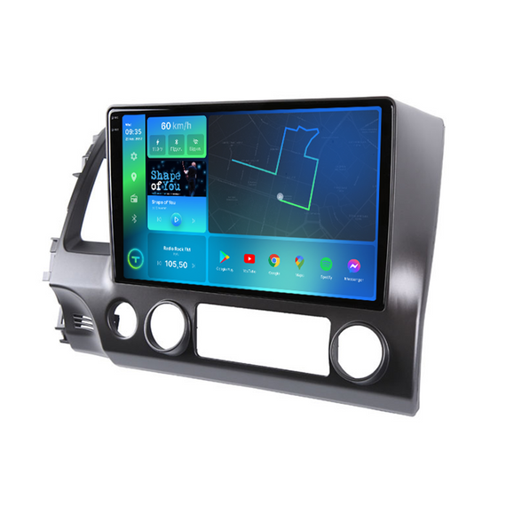Штатна магнітола Torssen 2K Honda Civic 4D 2005-2011 F106128 4G Carplay DSP | Зображення 1