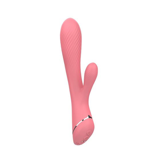 Вагінально-кліторальний вібратор кролик Chisa Lust Ripple Coney, рожевий Sex Aura | Зображення 1