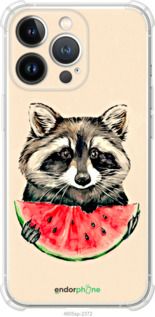 Чохол на iPhone 13 Pro Єнотик з кавуном "4605sp-2372-2448"