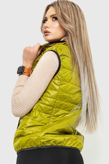 Жилетка жіноча, колір оливковий, 182R31398 | Зображення 3
