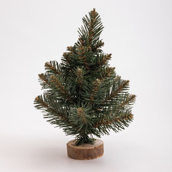 Штучна новорічна настільна міні ялинка «Полонинська» зелена 25 см SOK-M-03-1 | Зображення 2