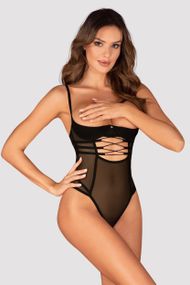 Боді Obsessive Roxelia Чорне XS/S