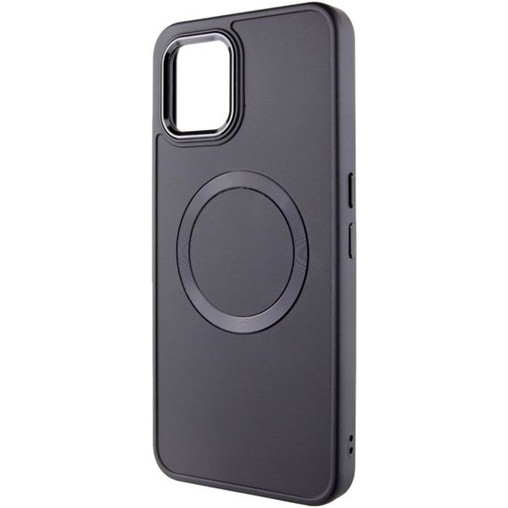 TPU чохол Bonbon Metal Style with MagSafe для Nothing Phone 2 Чорний / Black | Зображення 3