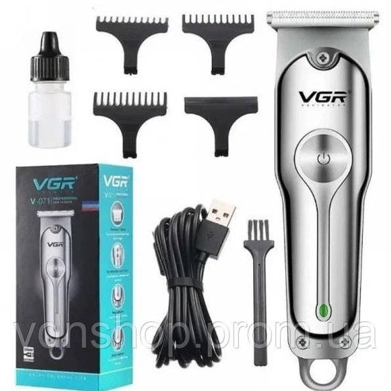 Малошумна машинка для стрижки волосся VGR, Сімейна машинка для стрижки волосся, Тример бездротовий CW-50 | Зображення 8