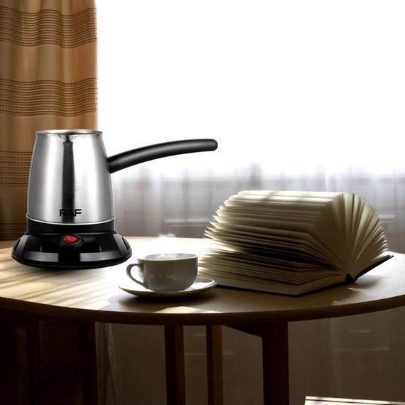 Кавоварка електрична металева турка RAF PD-766 R.150 500мл | Зображення 5