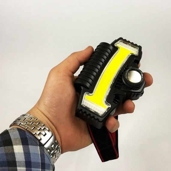 Налобний ліхтарик Bailong BL-W685-LTS+COB+RGB, 5 режимів, водостійкий, ударостійкий, USB WX-988 кабель Type-c | Зображення 2