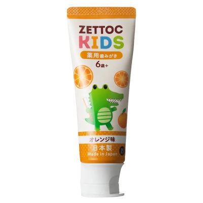 Детская зубная паста Zettoc Nippon со вкусом апельсина 70 г (4582118955312)