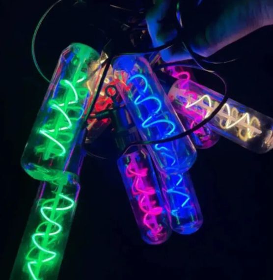 Гірлянда "Довгі лампи спіраль" (SFK-48) (Вулична, 220V) | Зображення 1