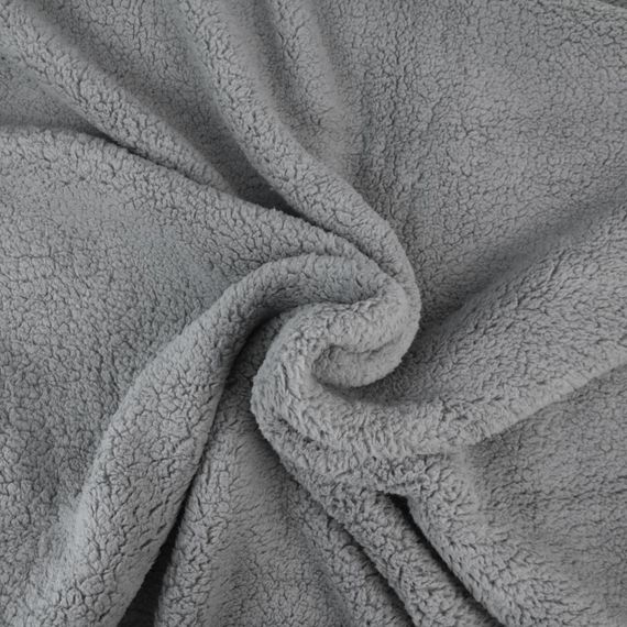 Плед-ковдра із шерпи і флісу сірий Love You 150 x 200 см | Зображення 3