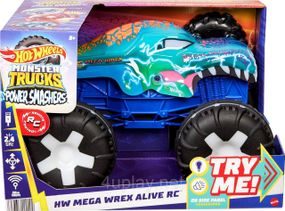 Монстр трак на радиоуправлении Хот Уилс Мега Рекс Оригинал Hot Wheels Mega-Wrex Alive 1:15