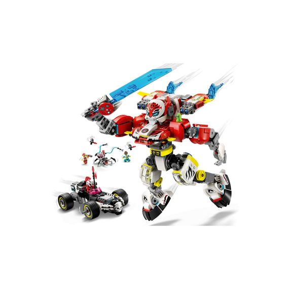 Конструктор LEGO DREAMZzz Робот-тигр Купера та Хот-род авто Зеро (71497) | Зображення 2