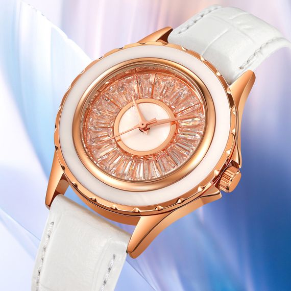 Класичний жіночий годинник Skmei 2172RGWT Rose Gold-White | Зображення 4