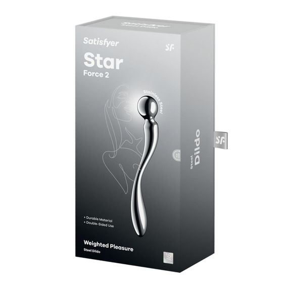 Металевий дилдо Satisfyer Star Force 2 Sex Aura | Зображення 4
