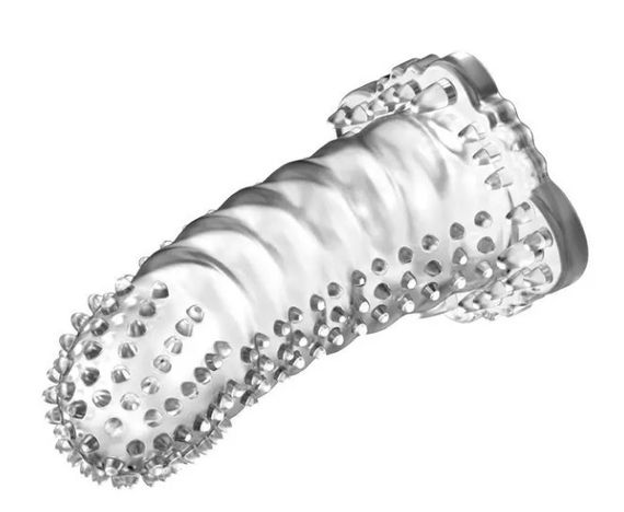 Насадка на член Brave Man рельєфна без вибрации sexstyle | Зображення 5